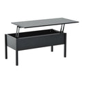 Coffee Tables, Micah 39" Lift-Top Coffee Table - Black - Seasonal Overstock
