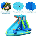 Bouncy Castles, Hippo Waters Bouncy Castle & Splash Pool 9.5' x 12.5' x 7.5' - Seasonal Overstock