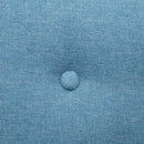 Chairs, Jinny Button Tufted Modern Accent Chair - Blue - Seasonal Overstock