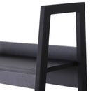 Meena 4 Tier Ladder Shelf Pair - Black - Seasonal Overstock