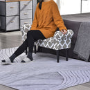 Benches, Upholstered Grey Bedside Bench - Seasonal Overstock