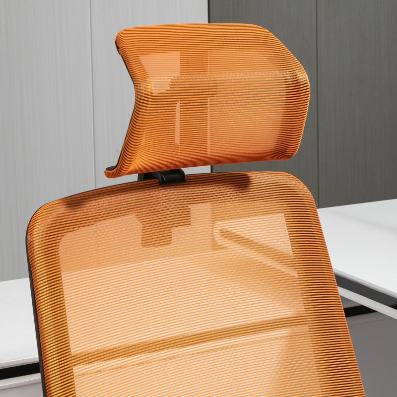 Asahi High Back Mesh Office Chair with Adjustable Headrest - Seasonal Overstock