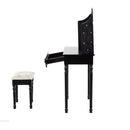 Vanity Sets, Bella Black Vanity Set - Seasonal Overstock