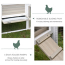 Blessington Heights 106" Multi-Room Chicken Coop with Nesting Box - Seasonal Overstock