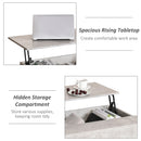 Ranoki Marble Grey Lift Top Coffee Table - Seasonal Overstock