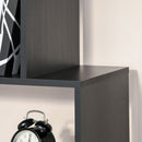 Zeke 6-Tier Black Bookshelf - Seasonal Overstock