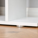 Zeke 6-Tier White Bookshelf - Seasonal Overstock