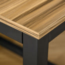 Ziha Double Face to Face Workstation Desk with Steel Frame - Seasonal Overstock