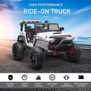 Ride On Toys, 12V Ride-On 2 Seat Police Truck With Parental Remote - White - Seasonal Overstock