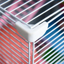 5-Tier Portable Small Rodent Cage Starter Kit with Water Bottle, Exercise Wheel & Tube - Seasonal Overstock