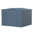 8' x 8' Arrow Classic Steel Storage Shed - Blue Grey - Seasonal Overstock