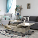 Coffee Tables, Cody Dual Lift Top Modern Coffee Table with Hidden Storage - Grey - Seasonal Overstock