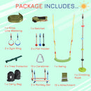 Kids Sports, Kids Ninja Warrior Backyard Swing & Climb Set - Seasonal Overstock