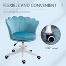 Morgana Mid Back Swivel Task Chair - Blue - Seasonal Overstock