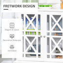 Pyper 2 Door White Accent Storage Cabinet - Seasonal Overstock