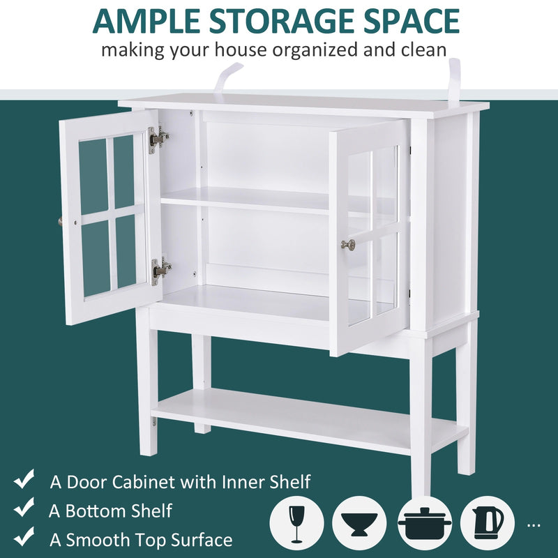 Sina 31.5" White Sideboard Cabinet - Seasonal Overstock