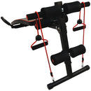 Workout Benches, Adjustable Sit-Up Bench with Resistance Bands - Seasonal Overstock
