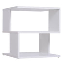 Tristan 3-Tier End Table - White - Seasonal Overstock
