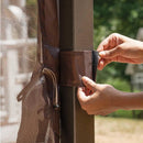 Gazebos, 10' x 12' Sycamore Hard Top Gazebo Dark Coffee - Seasonal Overstock