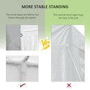 Canopy Tents, 10' x 28' White Party Canopy Tent with 8 Wall Panels - Seasonal Overstock