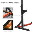 Home Fitness, Adjustable Height Squat Bench Press Dip Rack - Seasonal Overstock