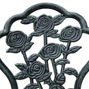 Adora 3pc Cast Iron Outdoor Bistro Set in Antique Green - Seasonal Overstock