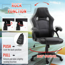 Office Chairs, Kiyo Gaming Chair in Grey Black - Seasonal Overstock