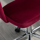 Marissa Mid Back Accent Task Chair - Red - Seasonal Overstock