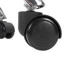 Minnie Ergonomic Mid Back Office Chair - Grey & Black - Seasonal Overstock