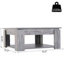 Weston Grey Square Coffee Table - Seasonal Overstock