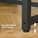 Ziha Double Face to Face Workstation Desk with Steel Frame - Seasonal Overstock