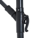 Patio Umbrellas, 10' Deluxe Cantilever Patio Umbrella - Wine Red - Seasonal Overstock