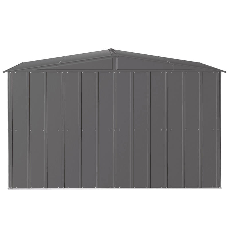 10' x 14' Arrow Classic Steel Storage Shed - Charcoal - Seasonal Overstock