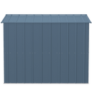 8' x 8' Arrow Classic Steel Storage Shed - Blue Grey - Seasonal Overstock