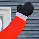 8ft Large Inflatable Santa with Hand Up - Seasonal Overstock