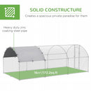 9.2' x 18.7' x 6.5' Walk-In Steel Chicken Coop & Small Animal Pen - Seasonal Overstock