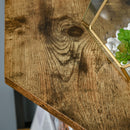 Carey 5 Tier Rustic Industrial Corner Display Shelf - Seasonal Overstock