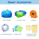 Bouncy Castles, Hippo Waters Bouncy Castle & Splash Pool 9.5' x 12.5' x 7.5' - Seasonal Overstock