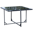 Mira 9pc Outdoor Patio Rattan Compact Dining Set - White - Seasonal Overstock