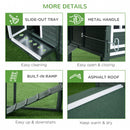 Pleasant Patch 84" Deluxe Chicken Coop - Green - Seasonal Overstock