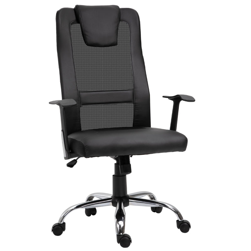 Stetson High Back Mesh Back Office Chair Black - Seasonal Overstock