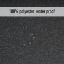 Wellington Shores 7pc Patio Sectional Replacement Cushion Covers - Grey - Seasonal Overstock