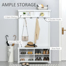 Willow Hall Tree Bench with Coat and Shoe Storage - Seasonal Overstock