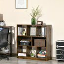 Dyan Rustic Brown 3-Tier Bookshelf - Seasonal Overstock
