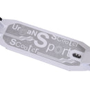 Folding Scooter for Teens and Adults in White - Seasonal Overstock