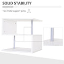 Sylas End Table Shelf - White - Seasonal Overstock