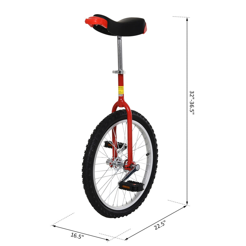 Freestyle Unicycle with 20" Wheel and Stand - Seasonal Overstock