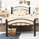 Huckley Twin Metal Platform Bed - Seasonal Overstock