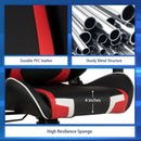 Office Chairs, Lucas High-Back Gaming Chair with Massage - Red - Seasonal Overstock