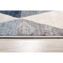 Area Rugs, Tyler Modern Navy / Grey Area Rug by Casper Studios - Seasonal Overstock